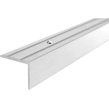 Podlahová lišta Profilteam schodová lišta šroubovací 25x20x2700 Stříbrná E01