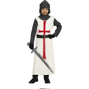 Karnevalový kostým Fiestas Guirca Bílý templář - karnevalový kostým - věk 5 - 6 roků - 110 - 115 cm