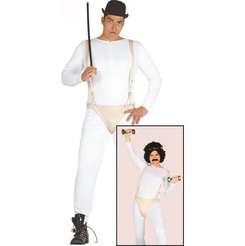 Karnevalový kostým Fiestas Guirca Kostým pánský sociopat - exibicionalista - velikost M - 48/50