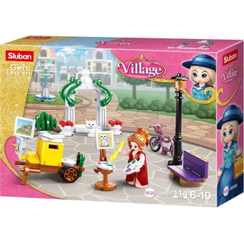 Stavebnice Sluban SLUBAN Girls Dream Malířka v parku 114 dílků + 1 figurka STAVEBNICE | 63294