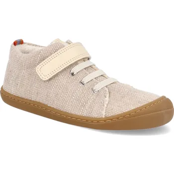 Barefoot dětské tenisky Koel - Bonny Bio Cotton beige béžové Velikost: 29