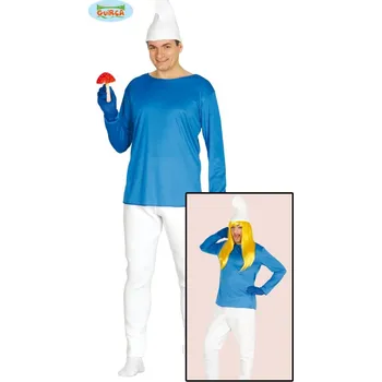 Karnevalový kostým Fiestas Guirca Kostým Modrý skřítek dospělý - velikost M - 48/50