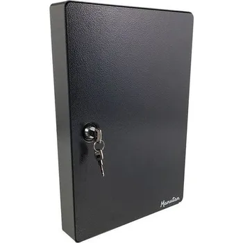 Skříňka na klíč Skříňka na klíče Manutan Expert, 60 háčků, tmavě šedá + Prodloužená záruka na 10 let