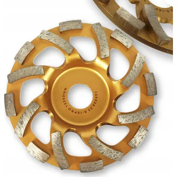Brusný kotouč DIAMANTOVÝ KOTOUČ HRNKOVÝ KOTOUČ FRÉZA NA BROUŠENÍ BETONU 125 GOLD
