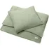 Povlečení Bibs Mušelínové povlečení z BIO bavlny Sage 70 x 100, 40 x 45 cm zipový uzávěr