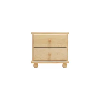 Noční stolek KLASA-NÁBYTEK.cz Noční stolek BASIC 2Z - borovice