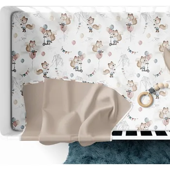 Prostěradlo Prostěradlo 140x70cm 100% Bavlna s elastickou výplní Liski