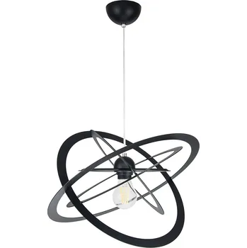 Light for home - Závěsné svítidlo 2005/1CZS SFERIS, 1xE27/60W, černá struktura, 1xE27/60W, E27, Černá