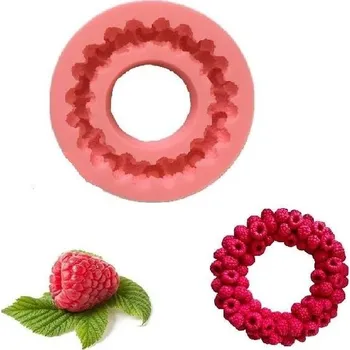 Forma na pečení Dortisimo Silikonová forma Malinový věnec 7,5 cm