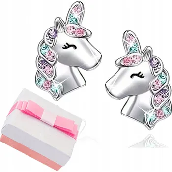 Náušnice Dětské Náušnice Mennica Bydgoska jednorožci ryzost 925