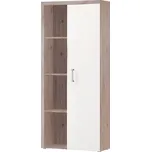 Policová skříň s regálem, san marino / cream, CHERIS 2