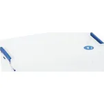 Plastové úložné boxy s víkem na klip, 10 l - Manutan Expert + Prodloužená záruka na 10 let