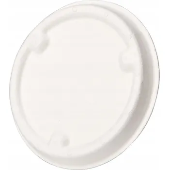 Jednorázové nádobí Víčka k omáčníkům 30 ml a 60 ml Ecopicnic bílá, 100 ks