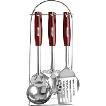 Příbor Perfect Home Serving set nerezová ocel 6 dílů + stojan