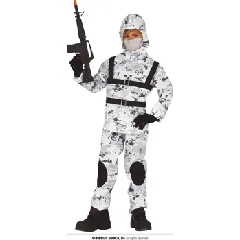 Fiestas Guirca Arctický voják dětký kostým - věk 10 - 12 roků - 142 - 148 cm