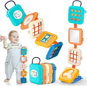 Hračka pro nejmenší Montessori Senzorická Kostka Vzdělávací Hračka Rozkládací pro miminka