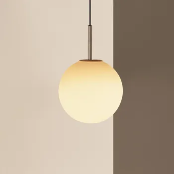 Audo Copenhagen Audo TR Bulb, závěsné světlo, 1 světlo, ocel, sklo, bílá barva - Stínidlo na lampu - Ø 20 cm ocelově šedá, bílá, černá 1 x 6,5 W LED - Doprava zdarma