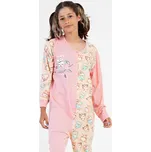 Vienetta Kids Dětský overal Sovičky: světle lososová 13 - 14