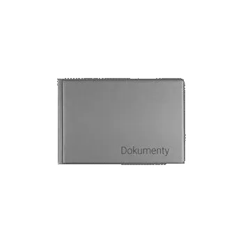 Set školních potřeb Okładka na dokumenty małe silver