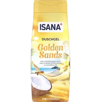 Sprchový gel ISANA Sprchový gel Golden Sands kokos+vanilka 300ml