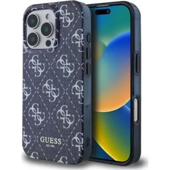Pouzdro na mobilní telefon Guess IML Denim Effect MagSafe Zadní Kryt pro iPhone 16 Pro Dark Blue Guess IML Denim Effect MagSafe zadní kryt na telefon je skvělým doplňkem pro všechny milovníky stylu a praktičnosti. Tento kryt j
