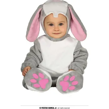 Karnevalový kostým Fiestas Guirca Karnevalový kostým malý zajíček - věk 12 - 18 měsíců (82 - 88 cm)