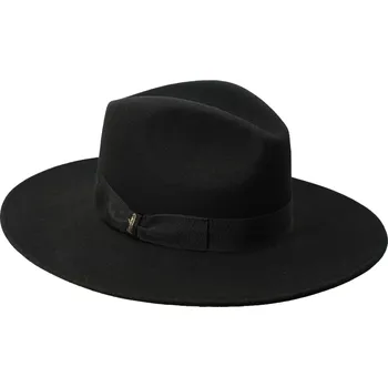 Šála Borsalino Dámský černý klobouk s černou stuhou - široká krempa Velikost: 57 cm (M)