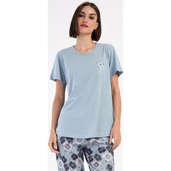 Dámské pyžamo Vienetta Dámské pyžamo kapri Agnes: šedá 4XL