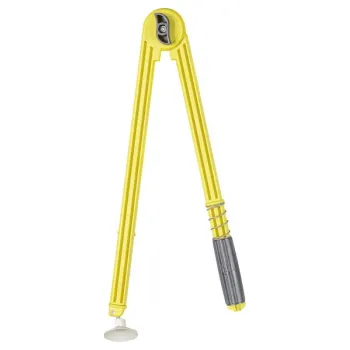 pravítka Kružítko na tabuli WISSNER - s přísavkou / žlutá