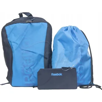 Školní batoh Školní batoh jednokomorový Reebok modrý, odstíny šedé a stříbrné