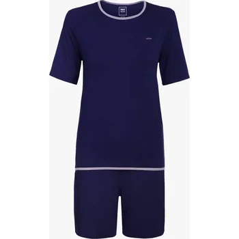 Dámské pyžamo DÁMSKÉ PYŽAMO KRÁTKÉ - FRESH: Indigo S