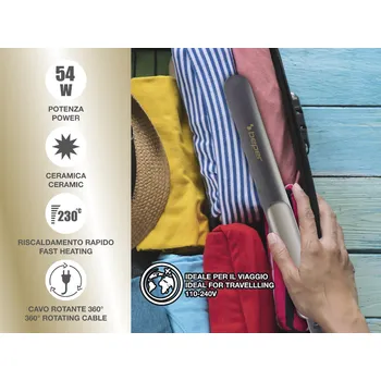 Žehlička na vlasy Beper P301PIS200 žehlička na vlasy Ceramic Pro Style