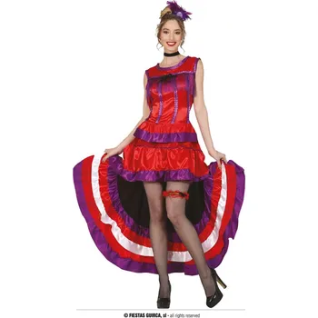 Karnevalový kostým Fiestas Guirca Dámský kostým CANCAN - velikost L 42/44