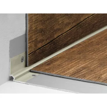 Podlahová lišta Küberit 871 IW 29 x 29 x 250 cm šedá