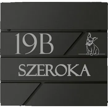 Poštovní schránka Poštovní schránka se schránkou na noviny AzaliaDesign šedá