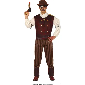 Fiestas Guirca Steampunk - pánský kostým - velikost M - 48/50