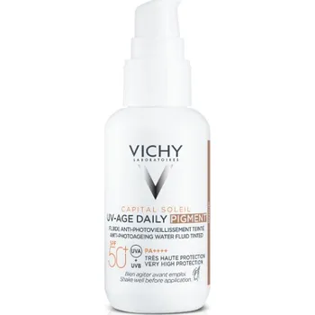Přípravek na opalování Vichy Capital Soleil Uv-age Pigment SPF50+ 40 ml