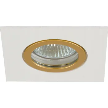 Bodové svítidlo HERMETICKÉ ZÁPUSTNÉ SVÍTIDLO IP65 MR16 GU10 BÍLO-ZLATÉ