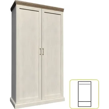 Komoda Skříň, sosna skandinávská / dub divoký, ROYAL S2D