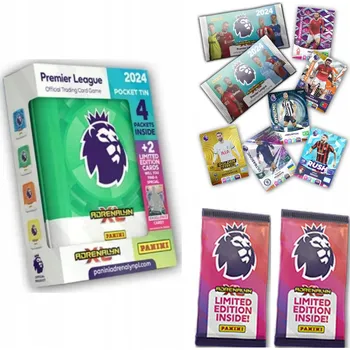 Karetní hra PANINI PREMIER LEAGUE 2024 PLECHOVKA KARET
