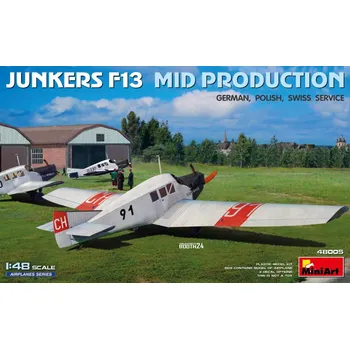 Plastikový model 1:48 Junkers F.13 Mid Production (German, Polish, Swiss Service)