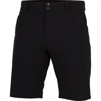 Pánské kraťasy Northfinder Pánské elastické městské kraťasy džínový střih LUCA, černá,
