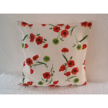 Povlak na dekorativní polštářek Pro útulný domov Vlčí máky 40 x 40 cm