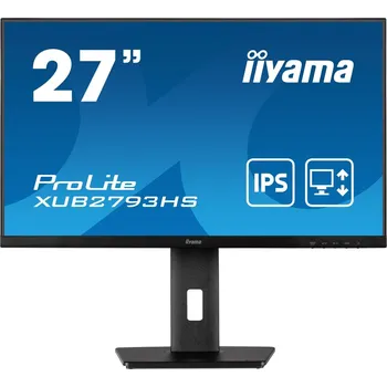 Monitor iiyama iiyama ProLite/XUB2793HS-B7/27"/IPS/FHD/100Hz/1ms/Black/3R