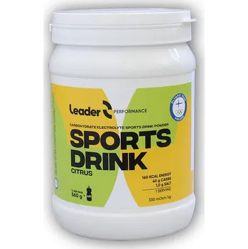 Iontový nápoj Leader Sports Drink 560g Varianta: citrus