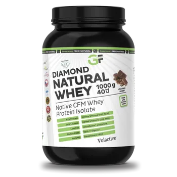 Protein GF nutrition Diamond NATURAL Whey 1 kg Příchuť: NATURAL