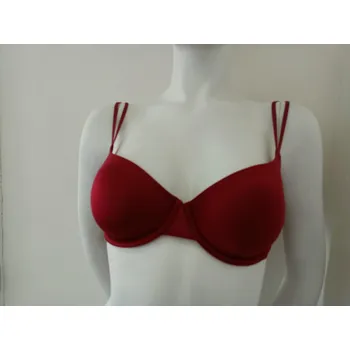 Podprsenka Dámská podprsenka UW0UW01185 bordová - Tommy Hilfiger 70C