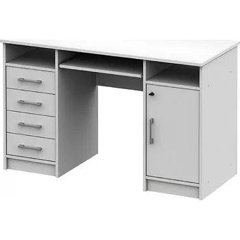 Psací stůl PC stůl, bílá, B9 NEW