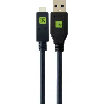 Datový kabel Kabel Techly USB - USB typ C 0,5 m černý