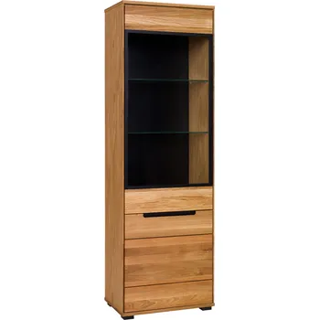 Kuchyňská skříňka Massivo.cz Vitrína Fabro 1, dub